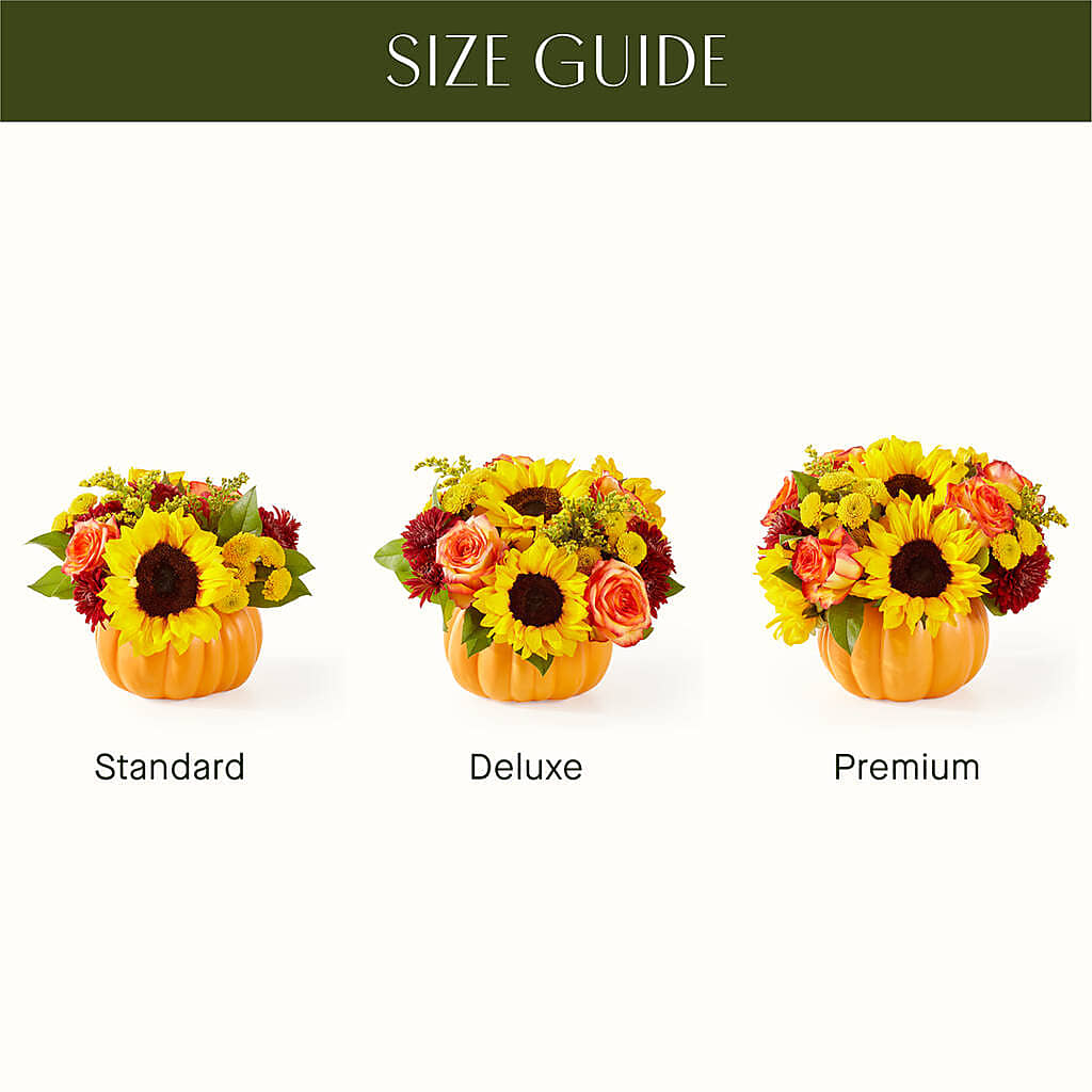 Golden Gourd Pumpkin Bouquet – Palette Flower, Austin TX