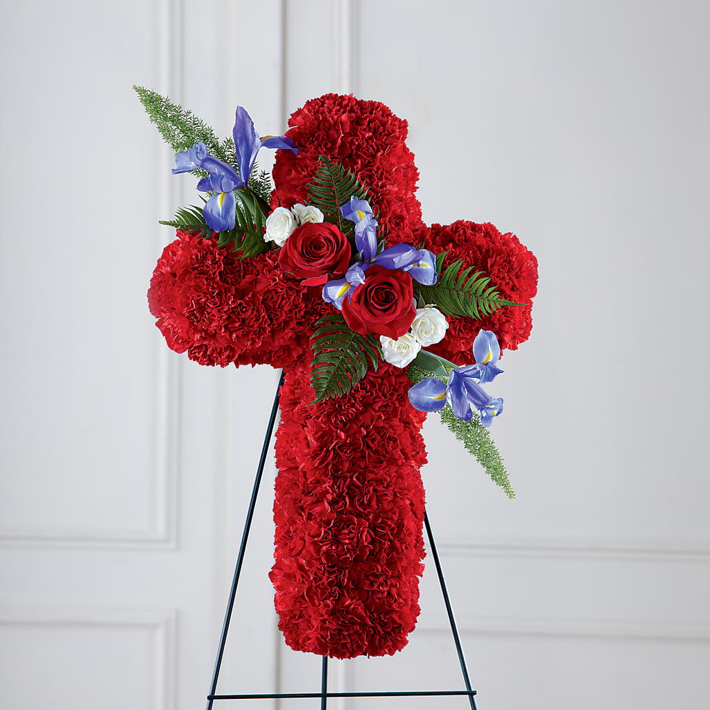 Faithful Hero Floral Cross – Palette Flower, Austin TX