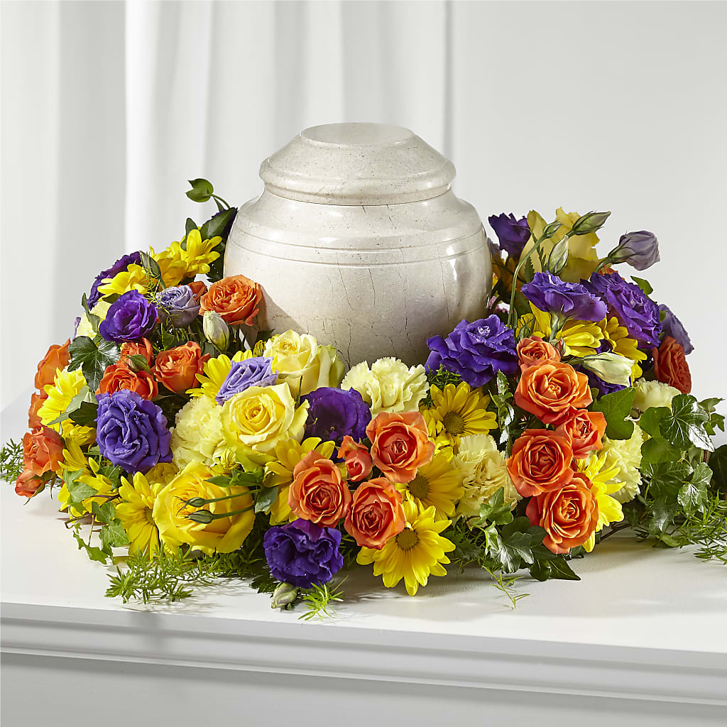 Blossoms of Remembrance Cremation Adornment – Palette Flower, Austin TX