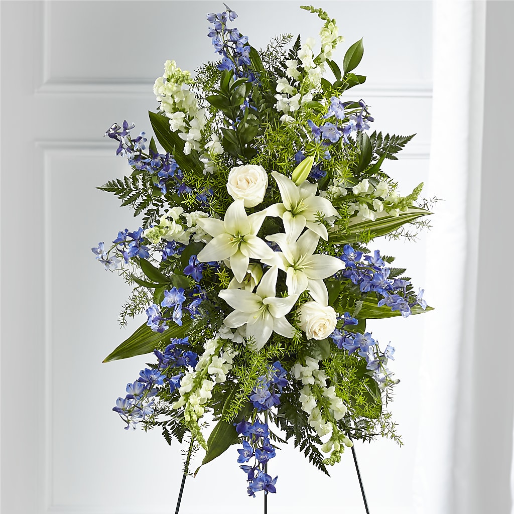 Faithful Friend Standing Spray – Palette Flower, Austin TX