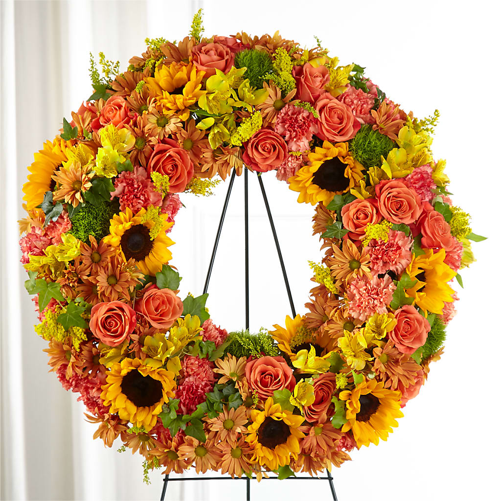 Autumnal Memories Wreath (Standard) – Palette Flower, Austin TX