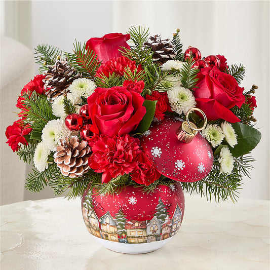 Christmas Carols Ornament –  Palette Flower, Austin TX