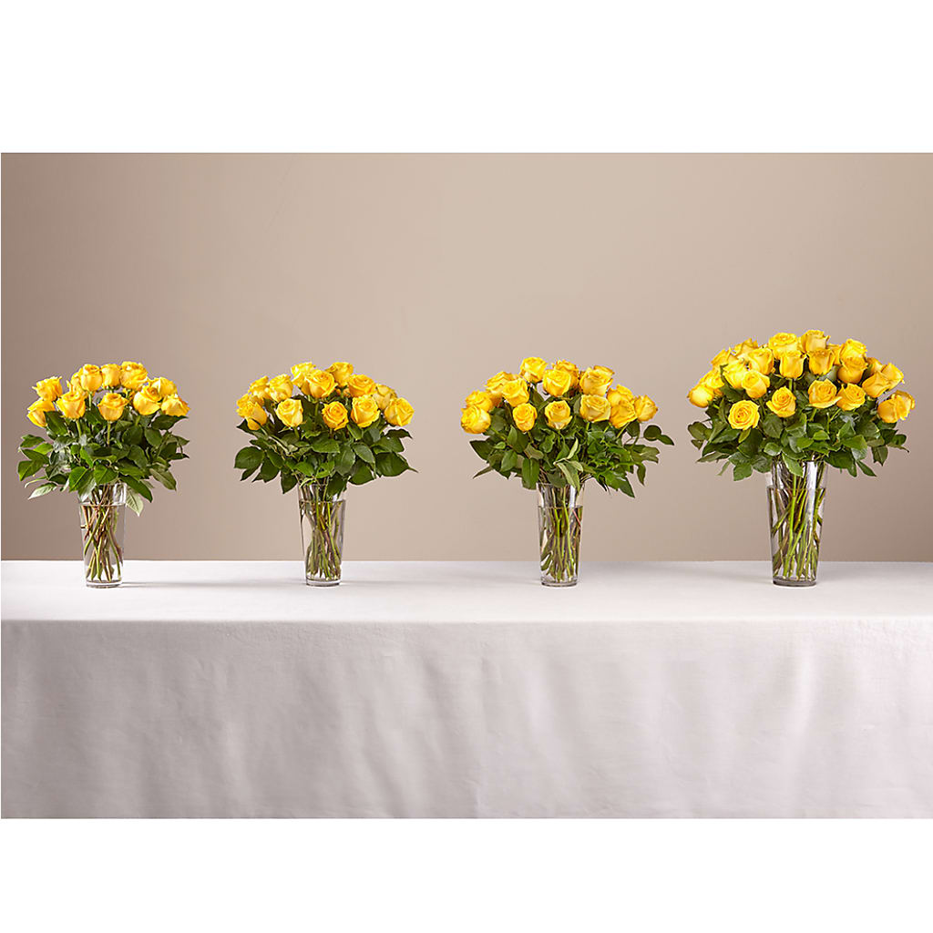 Long Stem Yellow Rose Bouquet –  Palette Flower, Austin TX
