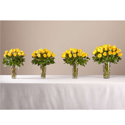 Long Stem Yellow Rose Bouquet –  Palette Flower, Austin TX