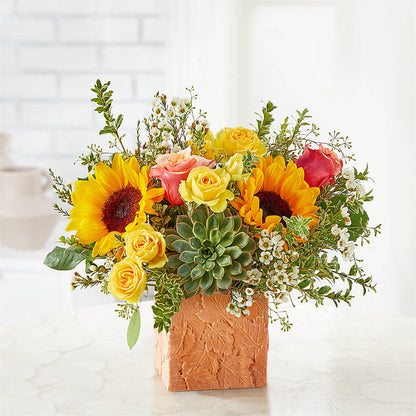 Sunflower Season Bouquet –  Palette Flower, Austin TX