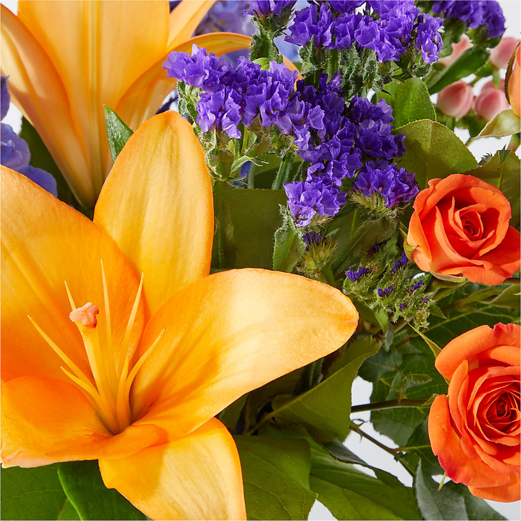 Radiant Citrus Bouquet –  Palette Flower, Austin TX