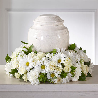 Ivory Gardens Cremation Adornment –  Palette Flower, Austin TX