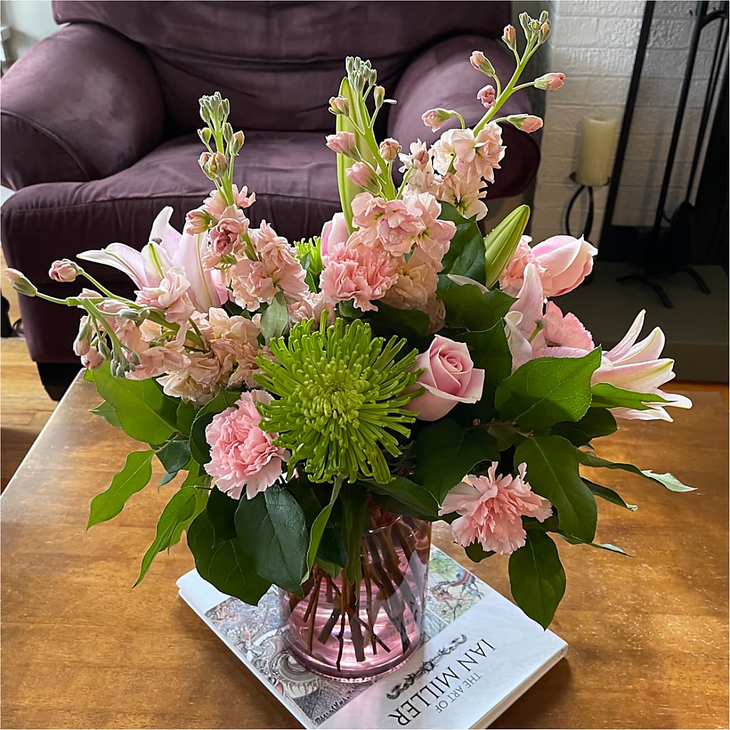 Pretty in Pink Bouquet –  Palette Flower, Austin TX