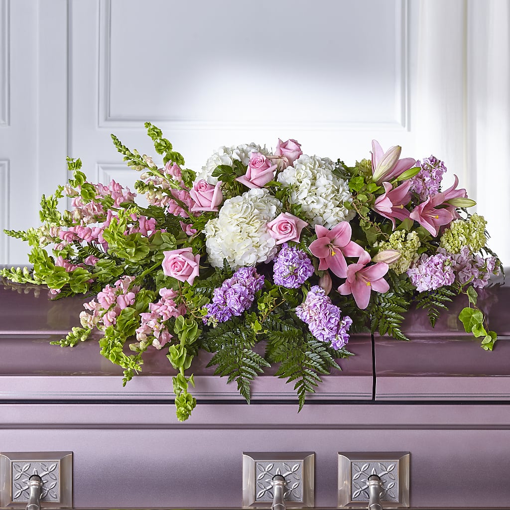 Life's Gratitude Casket Spray –  Palette Flower, Austin TX