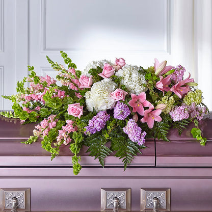 Life's Gratitude Casket Spray –  Palette Flower, Austin TX