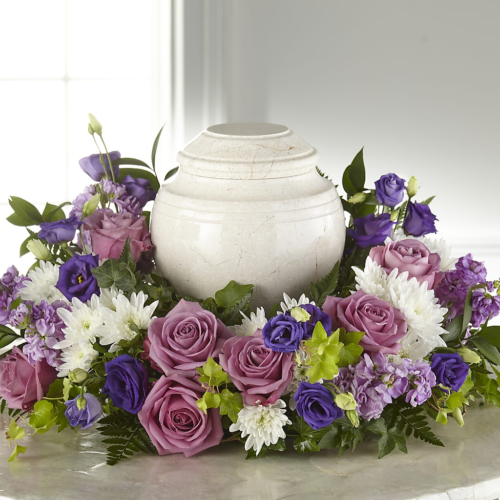 Blooming Sympathy Cremation Adornment –  Palette Flower, Austin TX