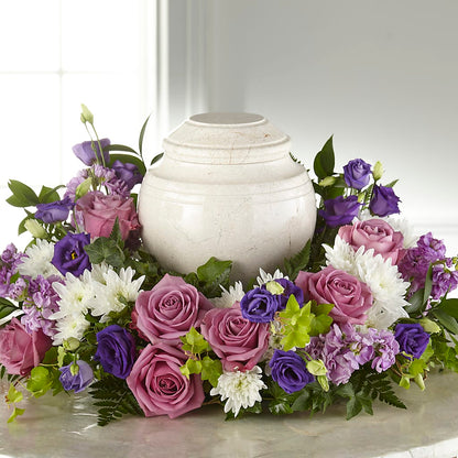Blooming Sympathy Cremation Adornment –  Palette Flower, Austin TX