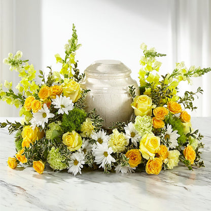Graceful Love Cremation Adornment –  Palette Flower, Austin TX