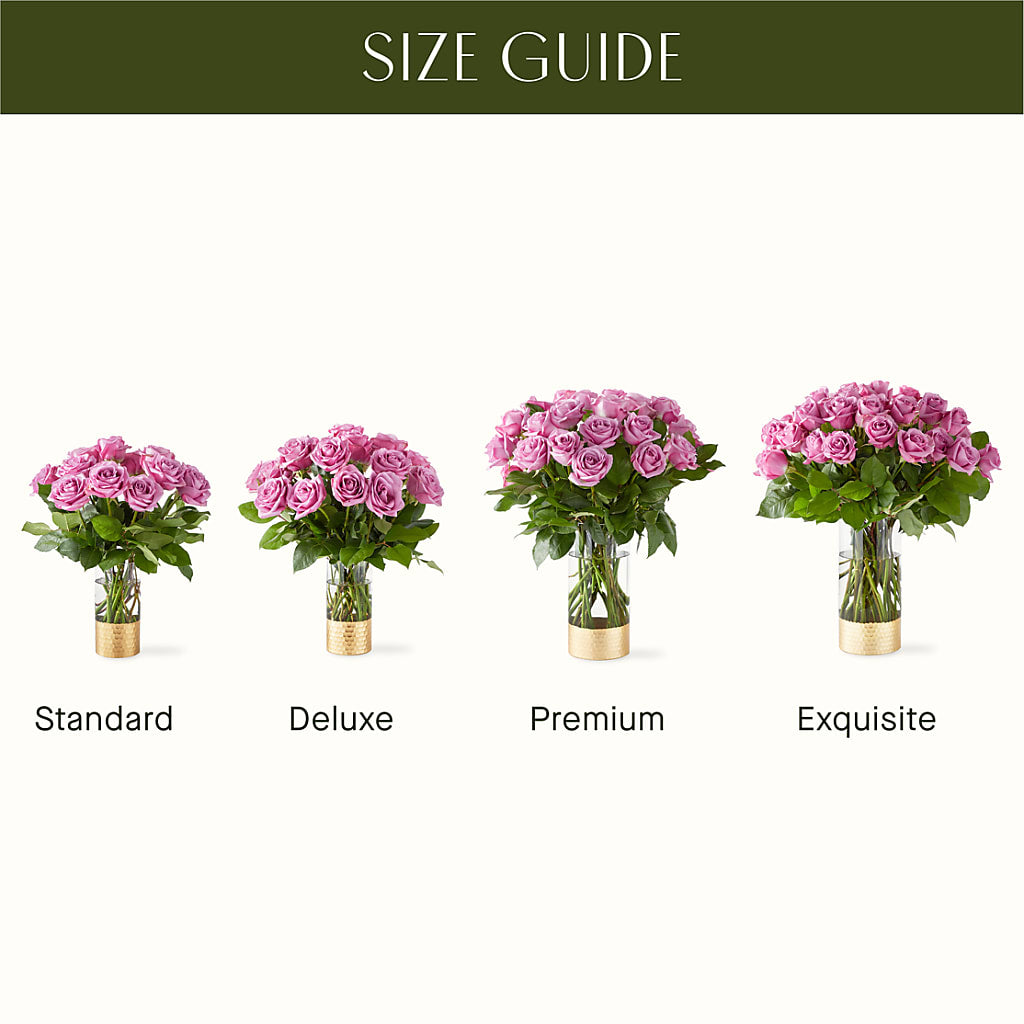 Secret Admirer Lavender Rose Bouquet –  Palette Flower, Austin TX