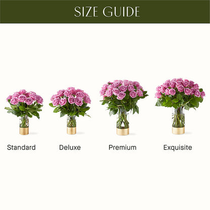 Secret Admirer Lavender Rose Bouquet –  Palette Flower, Austin TX