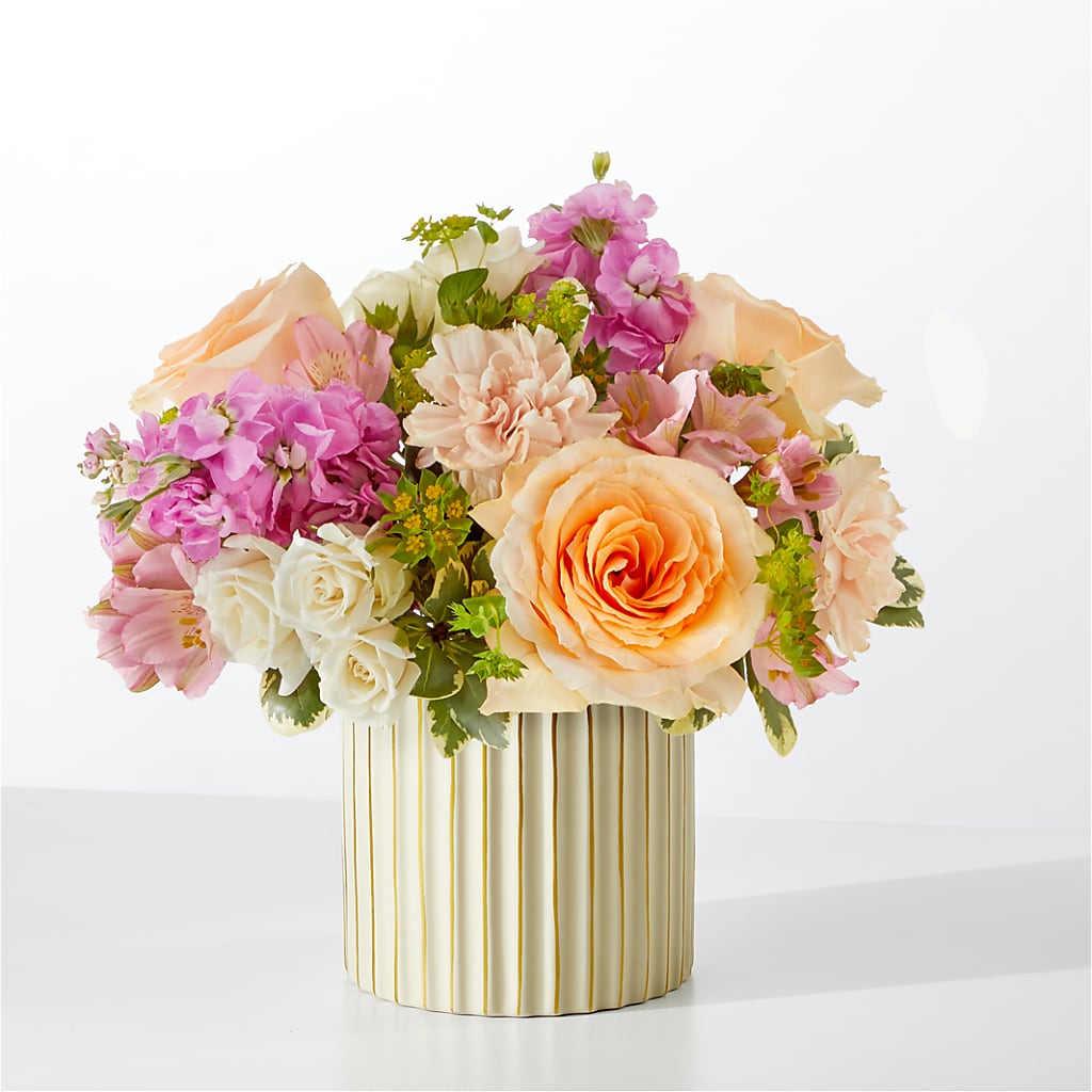 Paradise Bouquet with Ivory Vase –  Palette Flower, Austin TX
