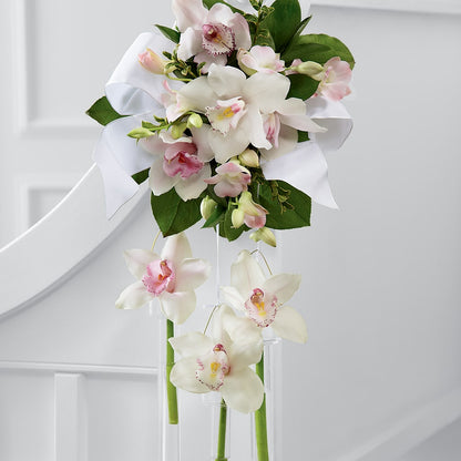 Perfect Entrance Pew Arrangement –  Palette Flower, Austin TX